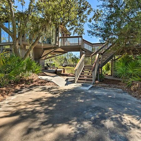 Airy Treehouse With Bikes Walk To Harbour Town! Villa Hilton Head Island Ngoại thất bức ảnh
