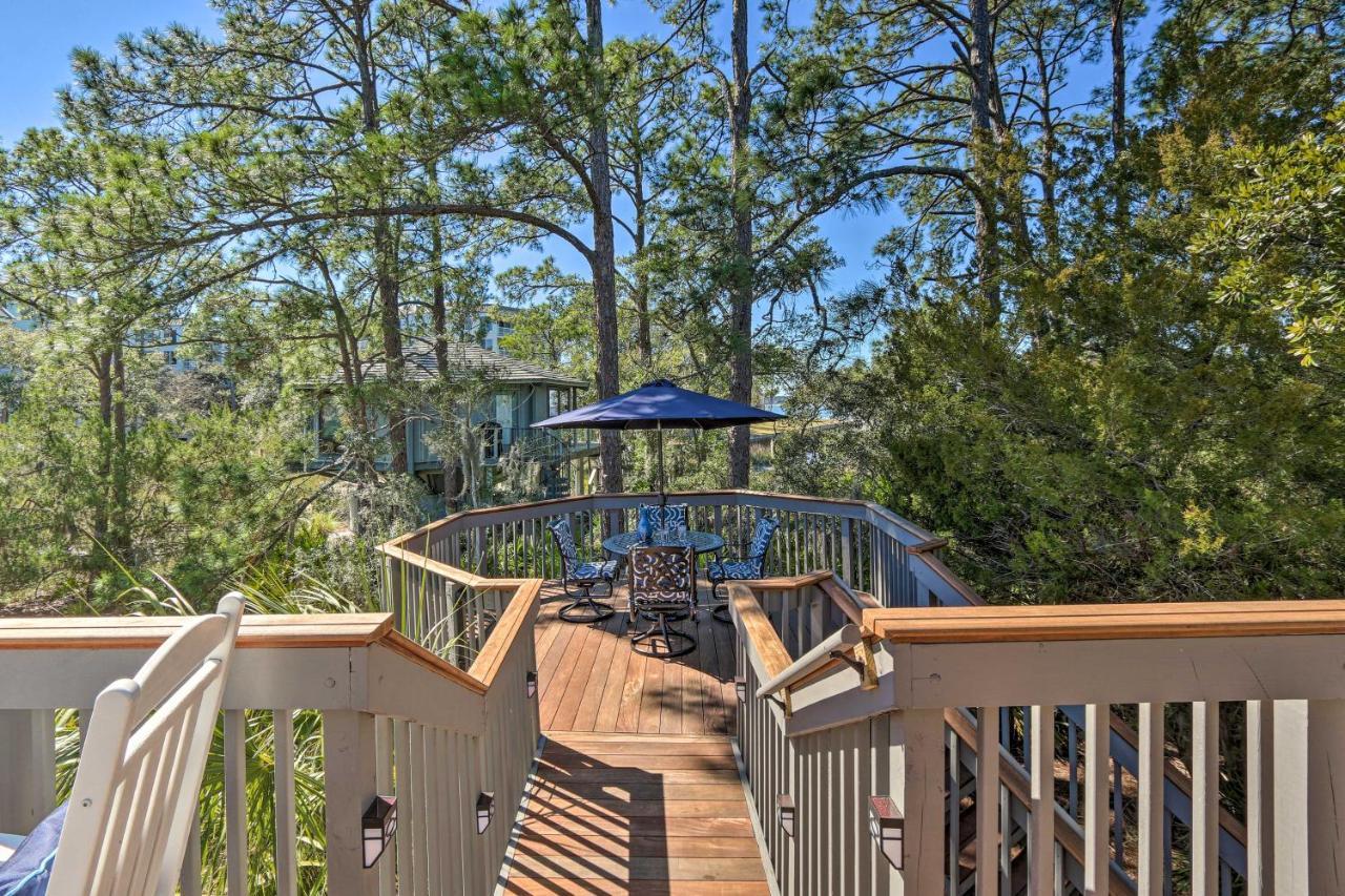 Airy Treehouse With Bikes Walk To Harbour Town! Villa Hilton Head Island Ngoại thất bức ảnh