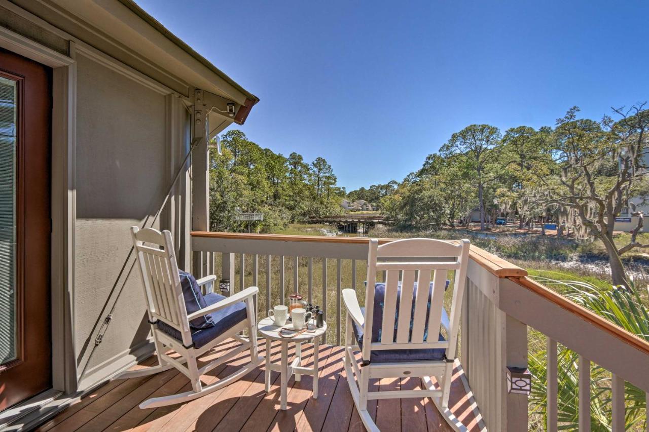 Airy Treehouse With Bikes Walk To Harbour Town! Villa Hilton Head Island Ngoại thất bức ảnh