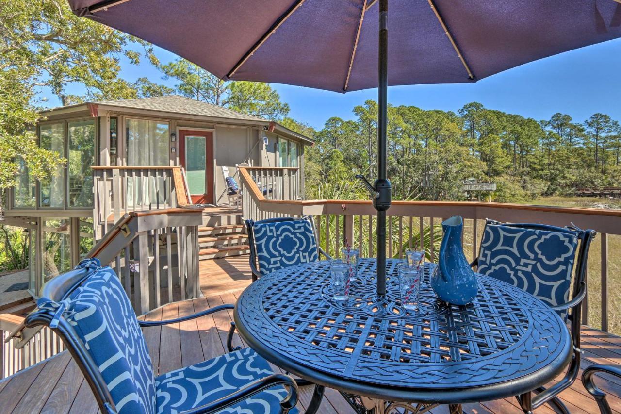 Airy Treehouse With Bikes Walk To Harbour Town! Villa Hilton Head Island Ngoại thất bức ảnh