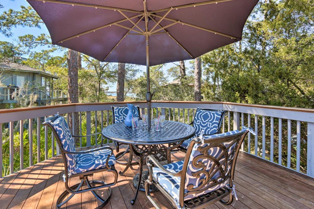Airy Treehouse With Bikes Walk To Harbour Town! Villa Hilton Head Island Ngoại thất bức ảnh