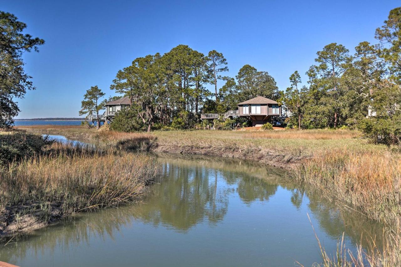 Airy Treehouse With Bikes Walk To Harbour Town! Villa Hilton Head Island Ngoại thất bức ảnh