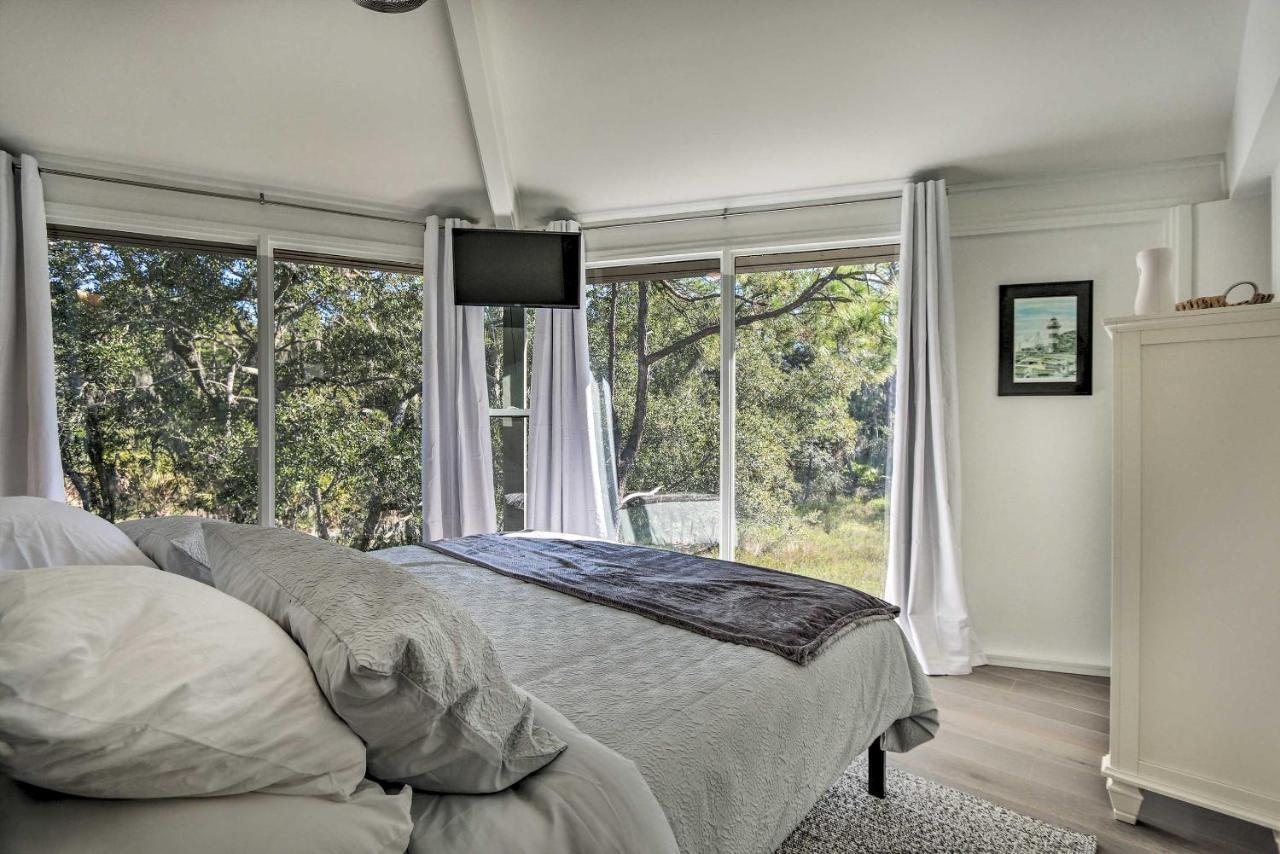 Airy Treehouse With Bikes Walk To Harbour Town! Villa Hilton Head Island Ngoại thất bức ảnh