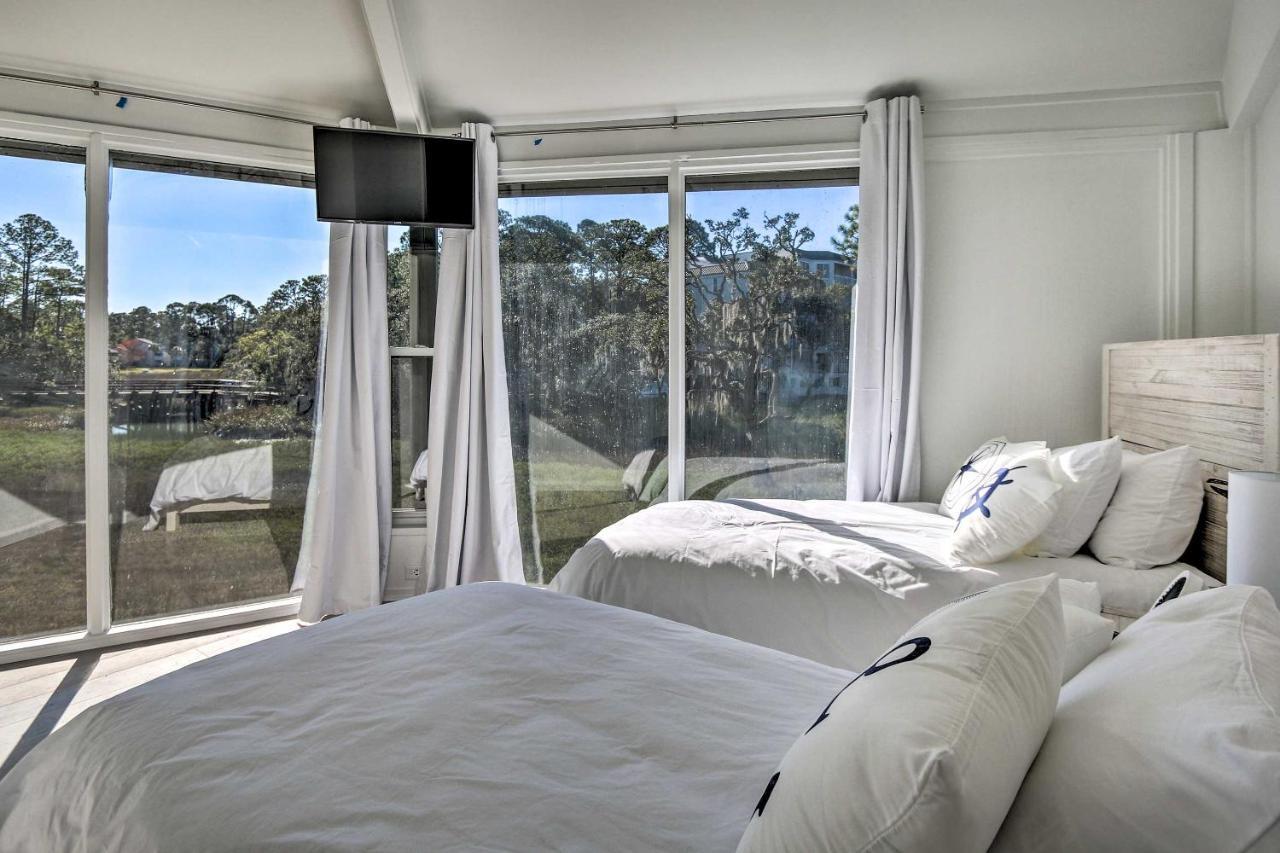 Airy Treehouse With Bikes Walk To Harbour Town! Villa Hilton Head Island Ngoại thất bức ảnh